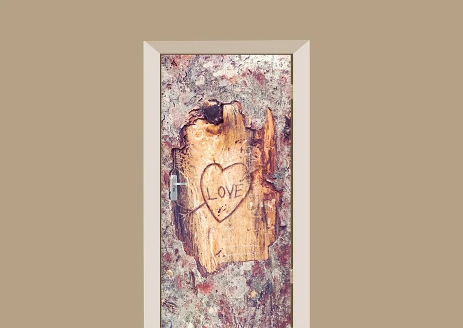 Deursticker Lovetree 1 Deursticker Lovetree