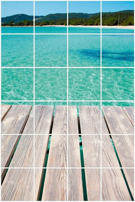 Foto Tegelsticker 15x15 'Kust Van Corsica' 90x60 Cm Hxb 1 Foto Tegelsticker 15x15 'Kust Van Corsica' 90x60 Cm Hxb