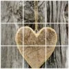 Foto Tegelsticker 15x15 'Houten Hart Op Boom' 75x45 Cm Hxb 9 Foto Tegelsticker 15x15 'Houten Hart Op Boom' 75x45 Cm Hxb -Plakfolie Winkel 1969861962