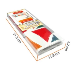 Muurstickers Feest Vlaggen (1 Vel) 7 Muurstickers Feest Vlaggen (1 Vel) -Plakfolie Winkel 2037381429