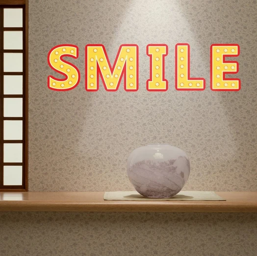 Muurstickers Glow In The Dark Bistro Letters (2 Vellen) 1 Muurstickers Glow In The Dark Bistro Letters (2 Vellen)