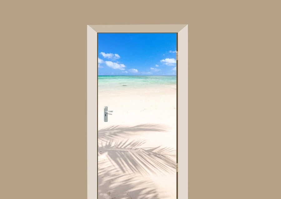 Deursticker Strand In Mauritius 1 Deursticker Strand In Mauritius