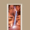 Deursticker Zonnestraal Door De Grand Canyon -Plakfolie Winkel 2099662650