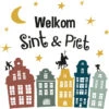 Sinterklaas Raamstickers Welkom Sint En Piet -Plakfolie Winkel 2102287188
