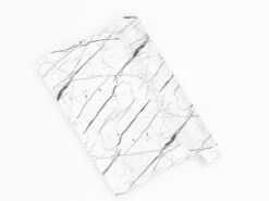 Wrapfolie Marmer Wit Zwart Mat (122cm Breed) -Plakfolie Winkel 2172780270