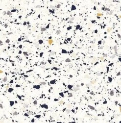 Wrapfolie Terrazzo Blue Mat (122cm Breed)