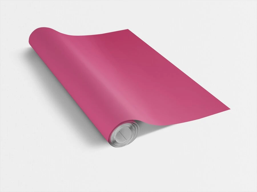 Plakfolie Fuchsia Mat RAL 4003 (45cm) 2 Plakfolie Fuchsia Mat RAL 4003 (45cm) - Afbeelding 2