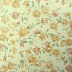 Plakfolie Bloemetjesbehang Oranje (45cm)