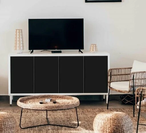 Plakfolie Zwart Mat RAL 9005 (90cm) 4 Plakfolie Zwart Mat RAL 9005 (90cm) - Afbeelding 4