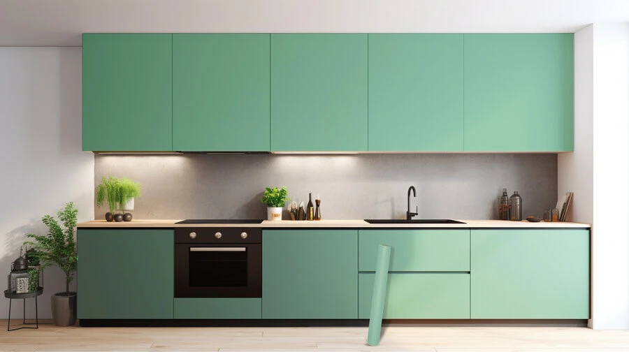 Plakfolie Mintgroen (45cm) 3 Plakfolie Mintgroen (45cm) - Afbeelding 3