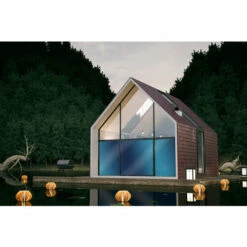 Statisch Zonwerend Raamfolie Anti-inkijk Blauw (152cm) -Plakfolie Winkel 2221239768