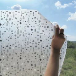 Statisch Raamfolie Bohemian 46cm (geschikt Voor Dubbel, HR+ En HR++ Glas) 3 Statisch Raamfolie Bohemian 46cm (geschikt Voor Dubbel, HR+ En HR++ Glas) -Plakfolie Winkel 2221462434