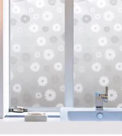 Statisch Raamfolie Flower (45cm) 3 Statisch Raamfolie Flower (45cm) -Plakfolie Winkel 2221481955