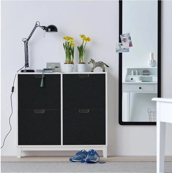 Plakfolie Velvet Velours Zwart 45x100cm 2 Plakfolie Velvet Velours Zwart 45x100cm - Afbeelding 2