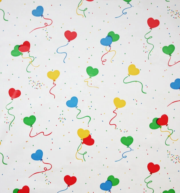 Plakfolie Hartjes Ballonnen 45x200cm 1 Plakfolie Hartjes Ballonnen 45x200cm