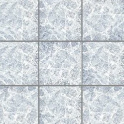 Plakfolie Wandtegels Marmer Blauw/grijs (45cm)