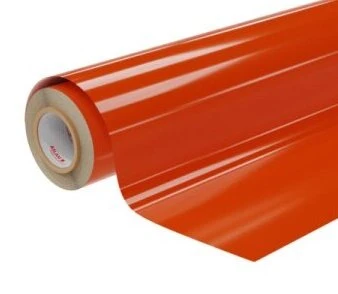 Aslan Plakfolie Glans Donker Oranje RAL 2009 (125cm) 2 Aslan Plakfolie Glans Donker Oranje RAL 2009 (125cm) - Afbeelding 2