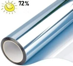 Transparant Zonwerend Folie Ice Cool Premium Voor HR+++glas (90cm)