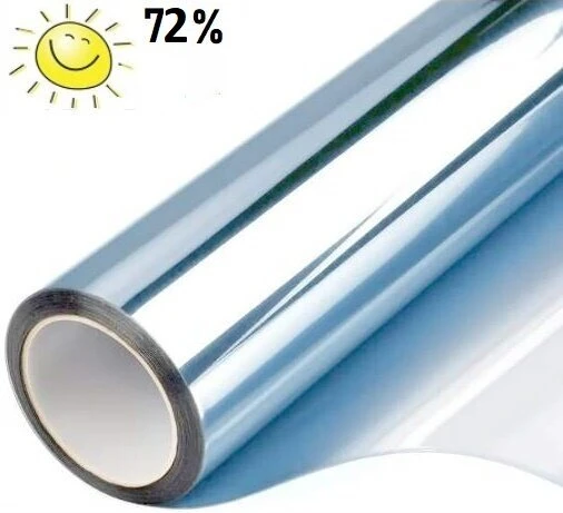 Transparant Zonwerend Folie Ice Cool Premium Voor HR+++glas (90cm) 1 Transparant Zonwerend Folie Ice Cool Premium Voor HR+++glas (90cm)