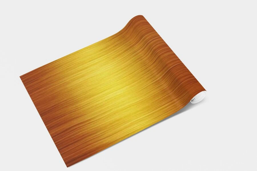 Aslan Metaal Plakfolie CA30 Geborsteld Koper (125cm) 2 Aslan Metaal Plakfolie CA30 Geborsteld Koper (125cm) - Afbeelding 2