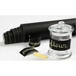 Schoolbordfolie Krijtfolie Zwart (45cm) -Plakfolie Winkel 2259357384