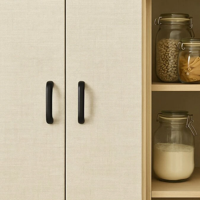 Wrapfolie Textiel Linnenlook Beige Linen (122cm Breed) 2 Wrapfolie Textiel Linnenlook Beige Linen (122cm Breed) - Afbeelding 2