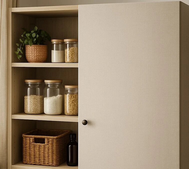 Wrapfolie Textiel Linnenlook Beige Linen (122cm Breed) 3 Wrapfolie Textiel Linnenlook Beige Linen (122cm Breed) - Afbeelding 3