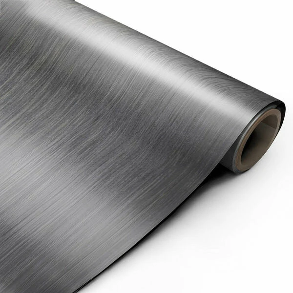 Wrapfolie Voor Buiten Geborsteld Rvs Charcoal Mat (122cm Breed) 3 Wrapfolie Voor Buiten Geborsteld Rvs Charcoal Mat (122cm Breed) - Afbeelding 3