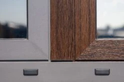 Wrapfolie Voor Buiten Hout Eik Donker Glans (122cm Breed) -Plakfolie Winkel 2319855536