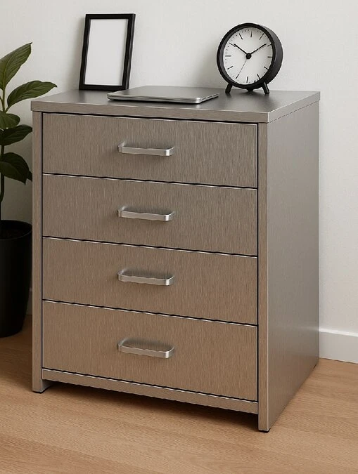 Wrapfolie Geborsteld Rvs Prestige (122cm Breed) (niet Vormbaar Met Föhn) 2 Wrapfolie Geborsteld Rvs Prestige (122cm Breed) (niet Vormbaar Met Föhn) - Afbeelding 2