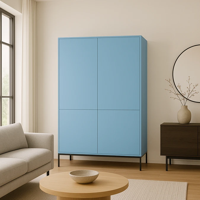 Wrapfolie Middel Blauw Mat (122cm Breed) 2 Wrapfolie Middel Blauw Mat (122cm Breed) - Afbeelding 2