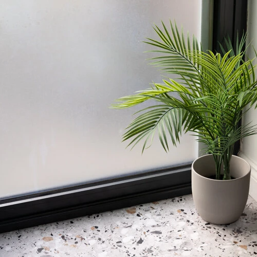 Statisch Raamfolie Gezandstraald (45cm) 2 Statisch Raamfolie Gezandstraald (45cm) - Afbeelding 2